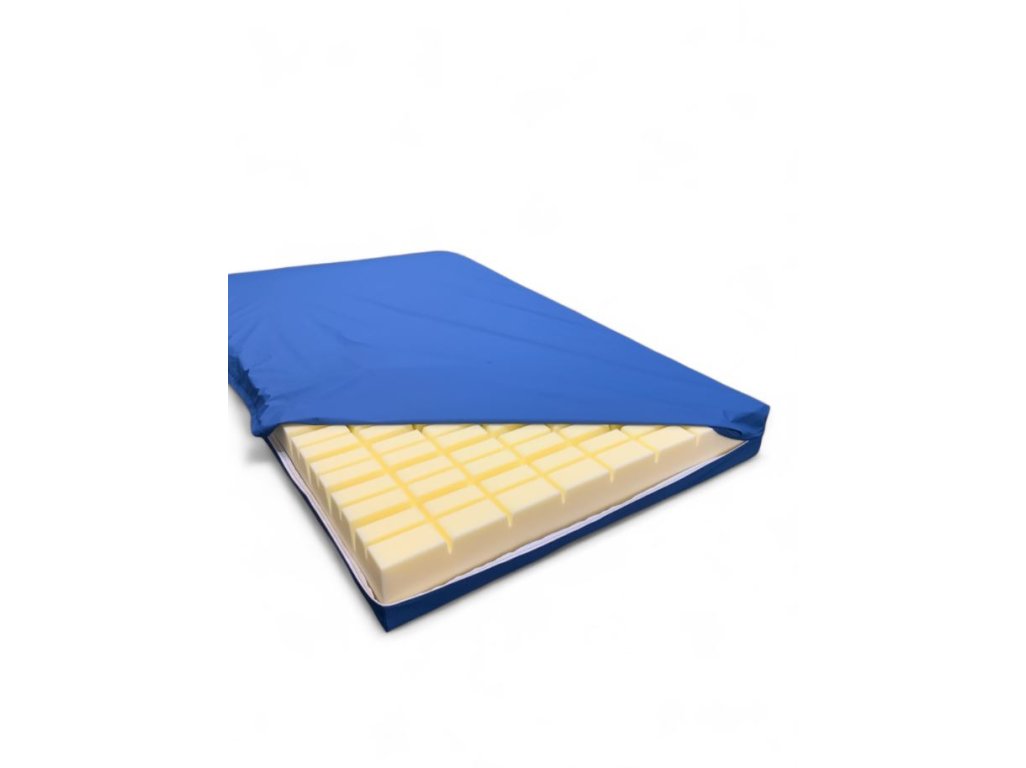 Pasívny matrac s paropriepustným poťahom Pasiv - modrá