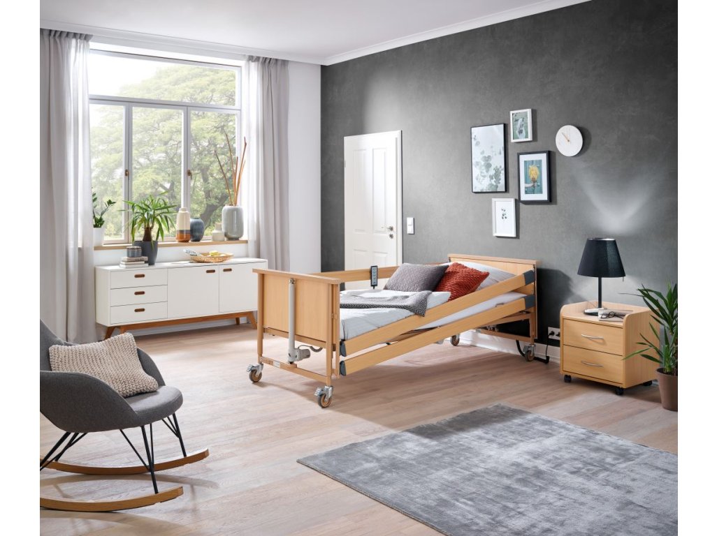 Elektrické polohovacie lôžko Burmeier Economic repas – komfort v domácom prostredí