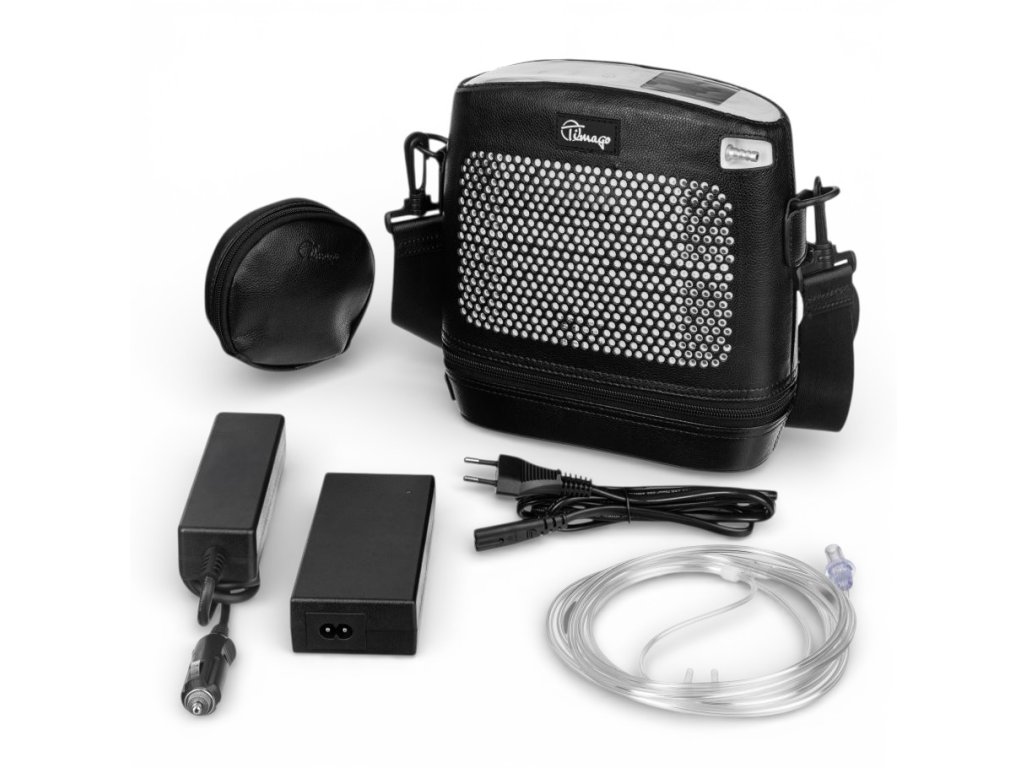 Prenosný kyslíkový koncentrátor Spirit-3 – obsah balenia